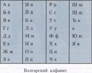 Болгарский язык
